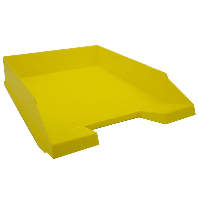 Tavita pentru documente, organizare birou, 34,5x25x6,5 cm, galben - imagine 5